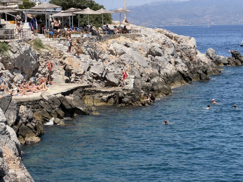 PlanetSKI in the summer, Hydra in Greece. Image © PlanetSKI